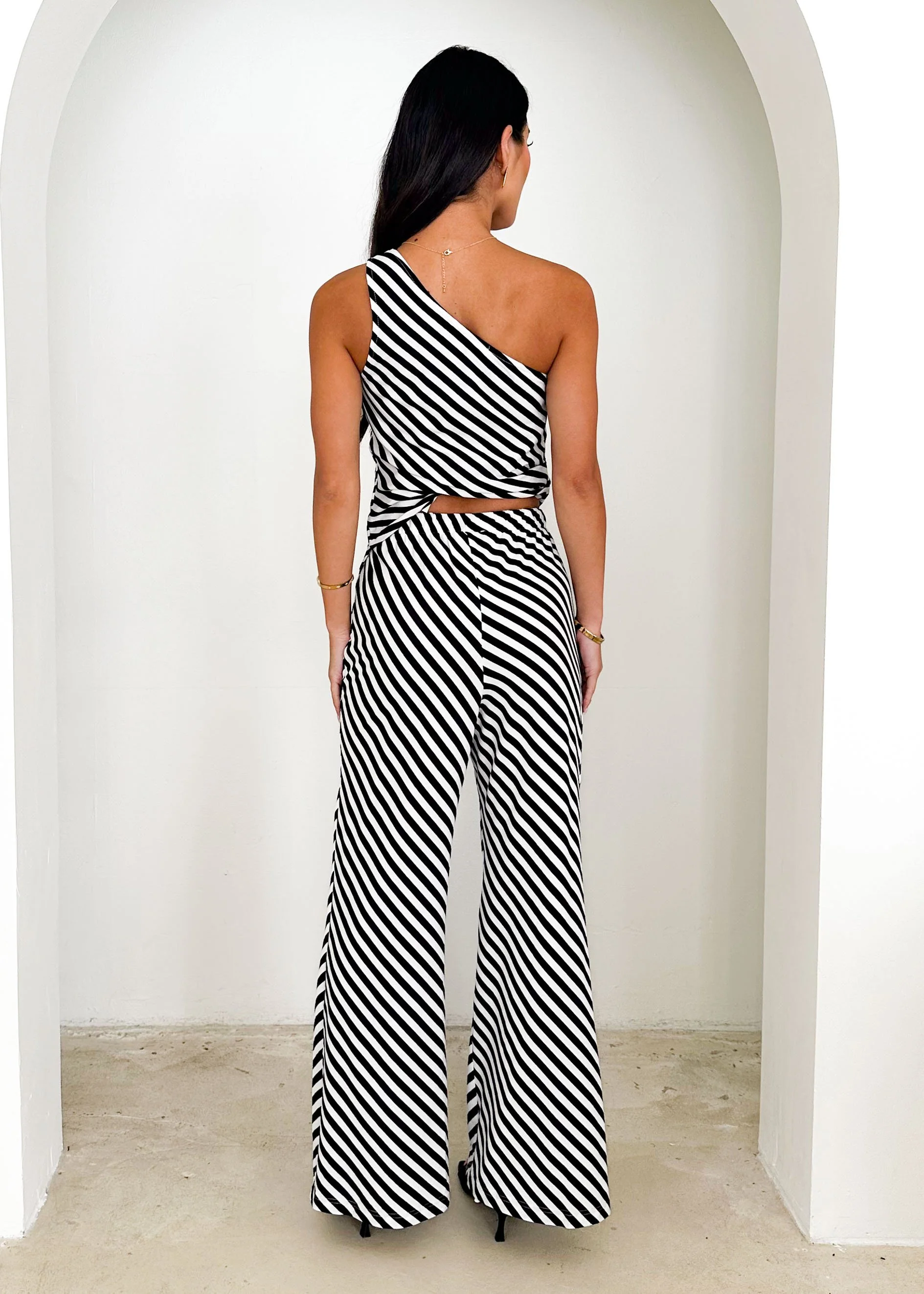 Heidi Pants - Black Stripe - Image 5