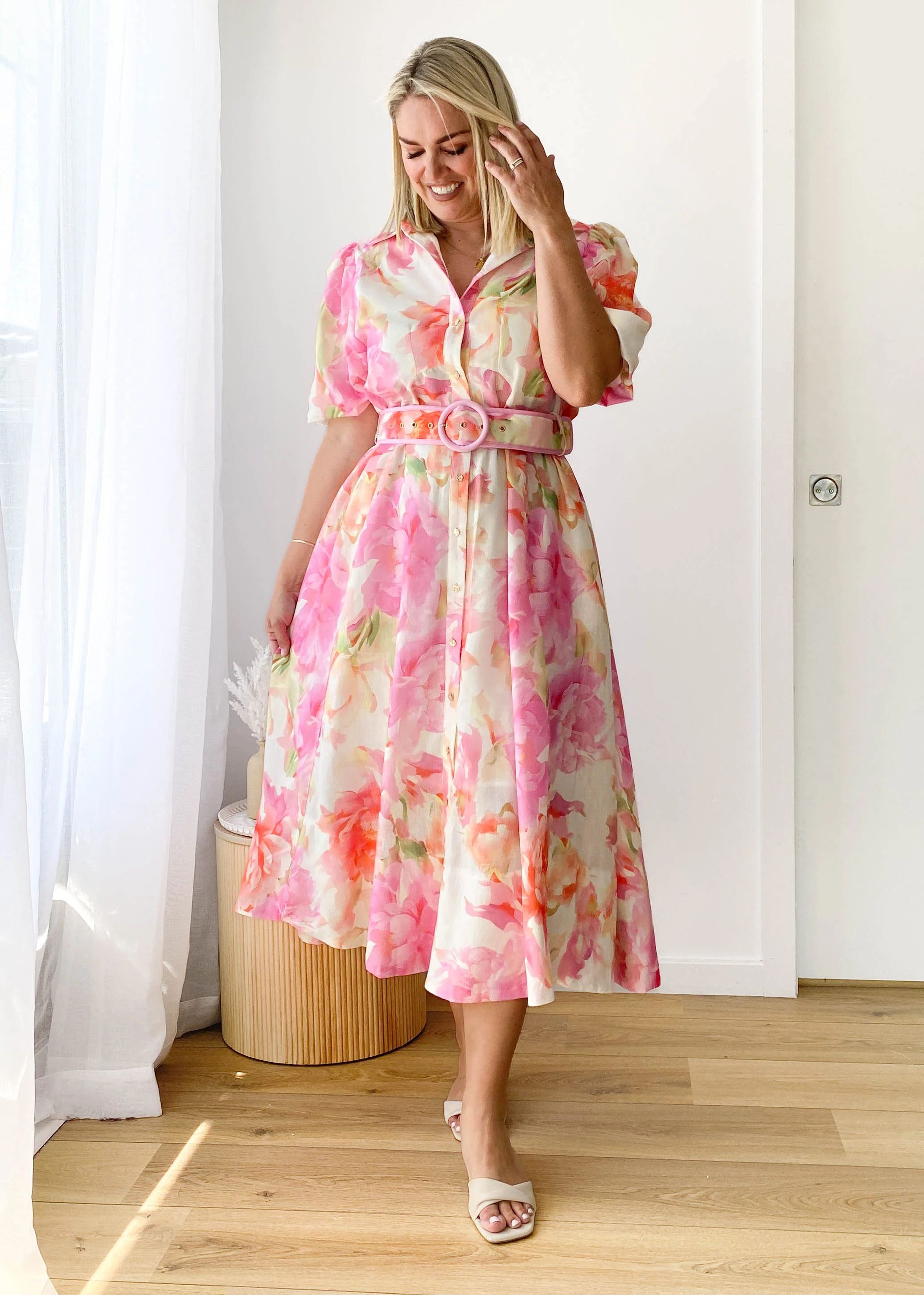 Hermione Maxi Dress - Pink Gardenia - Image 5