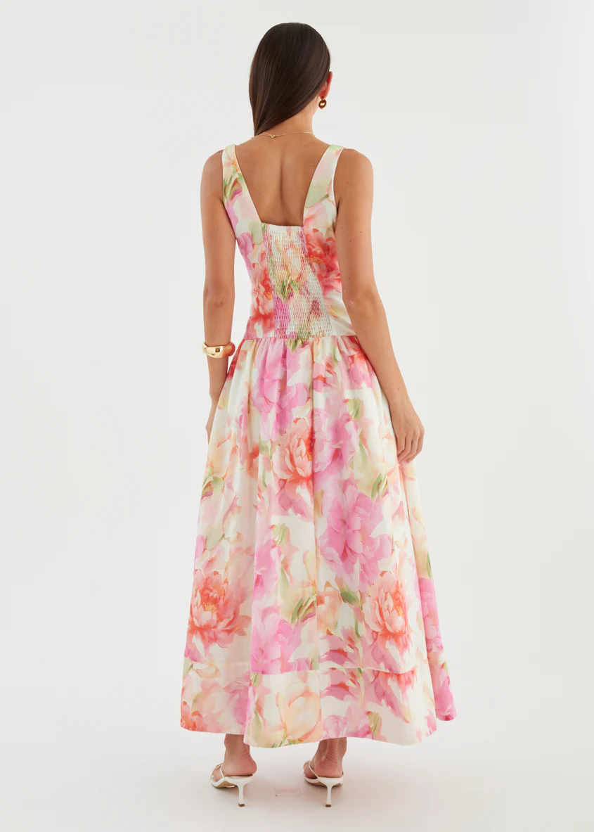 Hilarie Maxi Dress - Pink Gardenia - Image 8