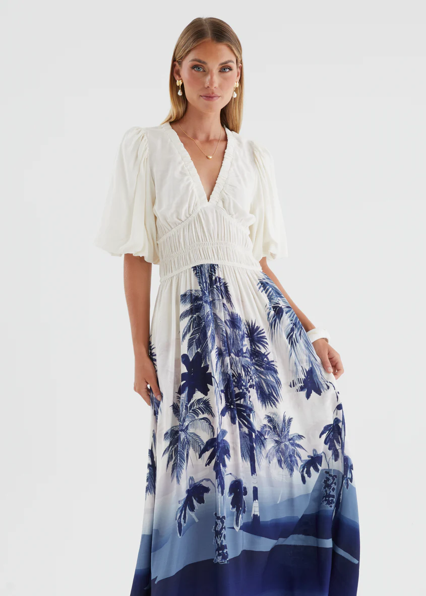 Illuka Maxi Dress - Indigo Island - Image 2