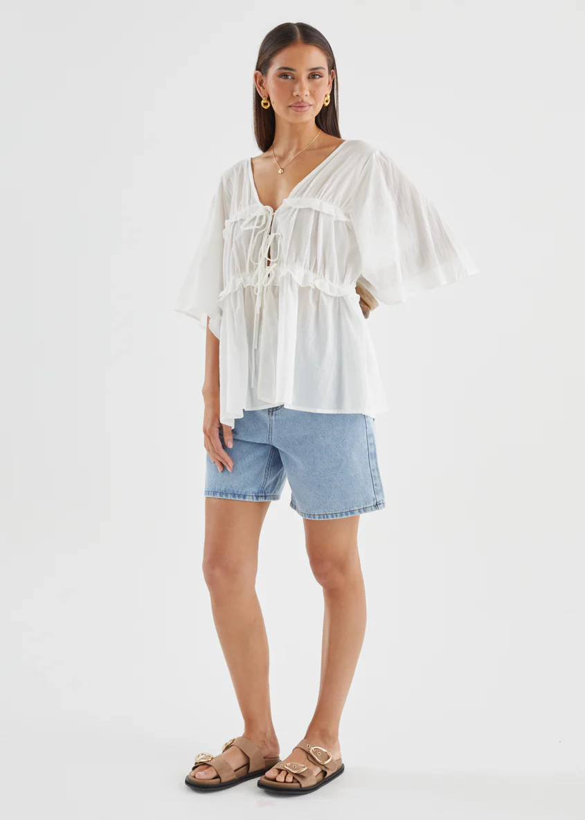 Imelda Blouse - Off White - Image 15
