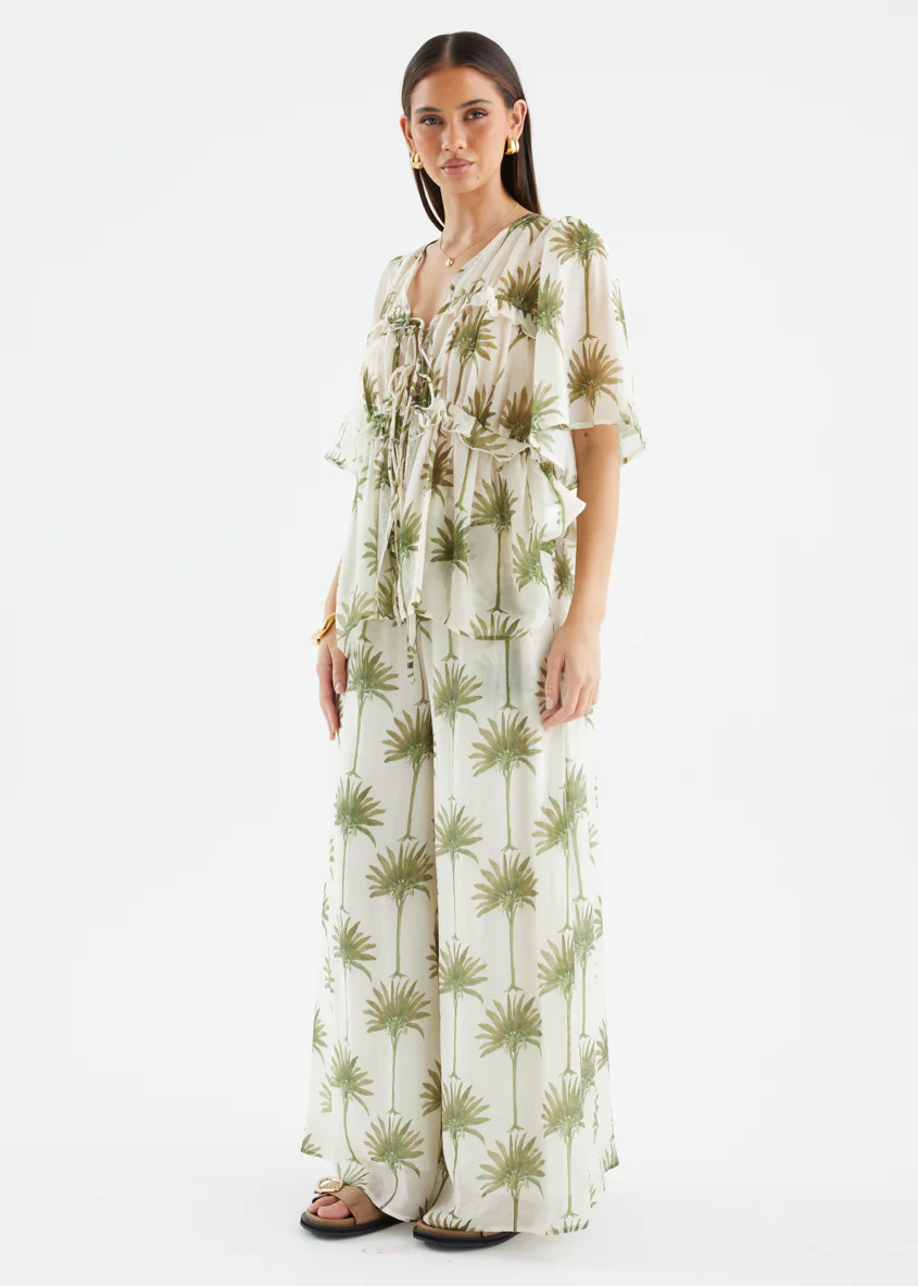 Imelda Blouse - Sage Palms - Image 7