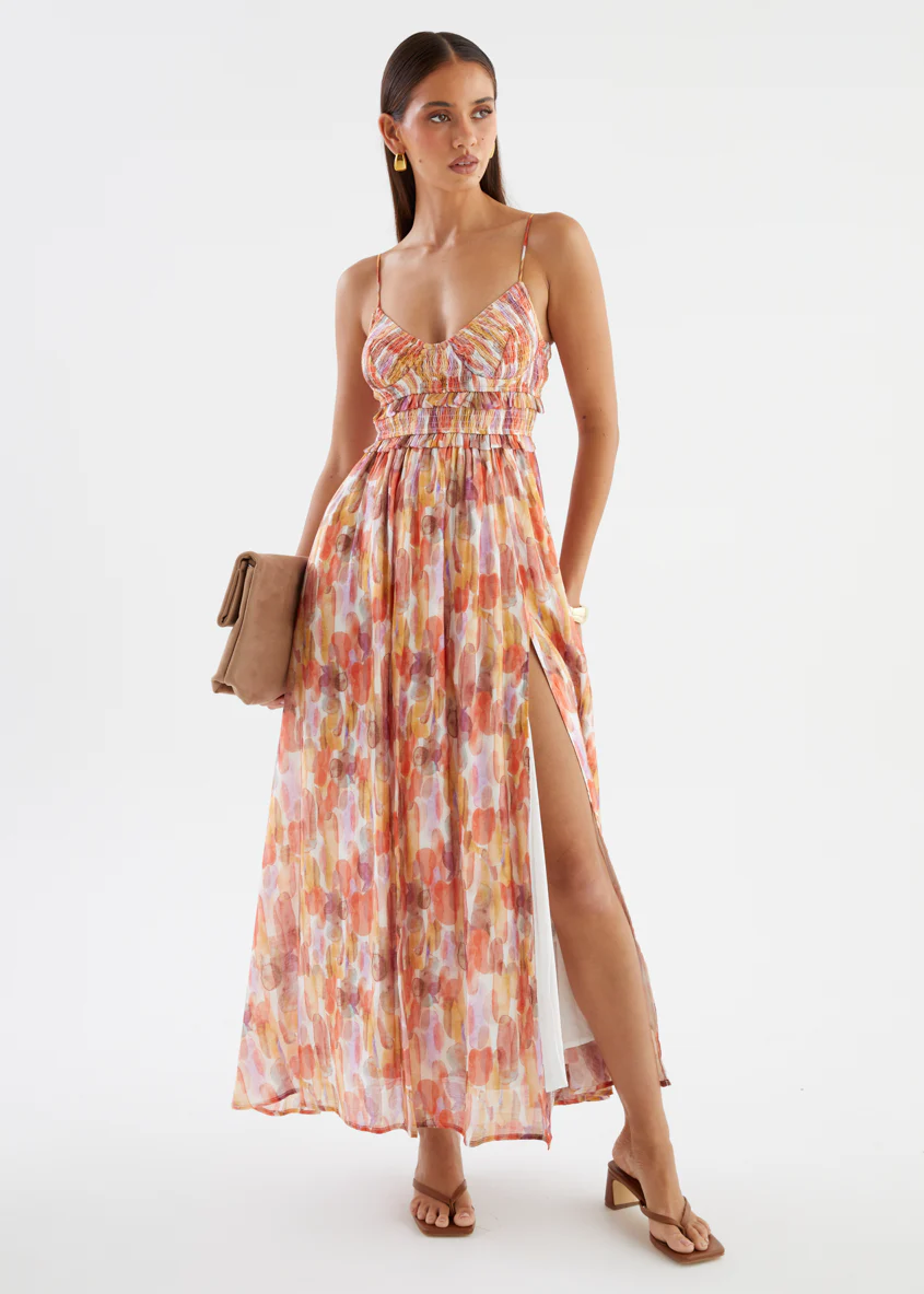 Jacey Maxi Dress - Sherbet Watercolour