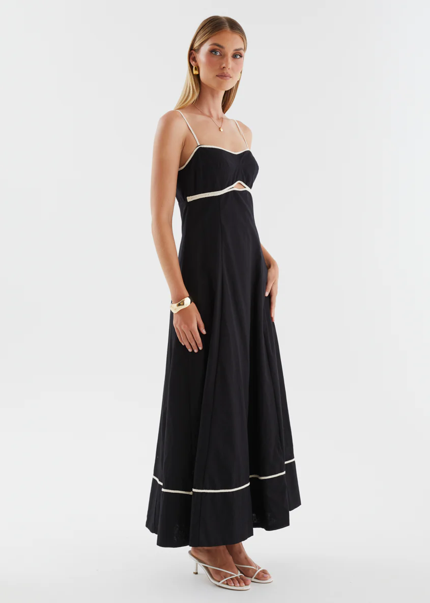 Jaleena Maxi Dress - Black - Image 7