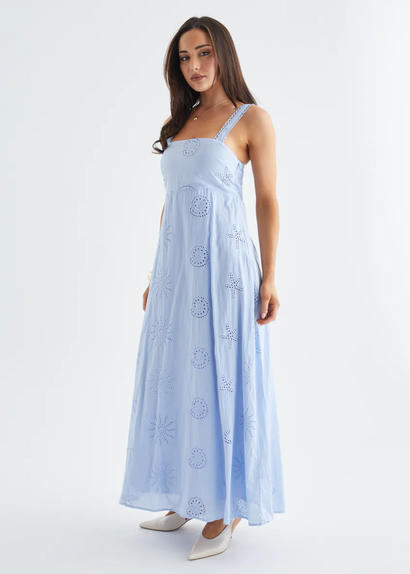 Jameson Maxi Dress - Blue - Image 8