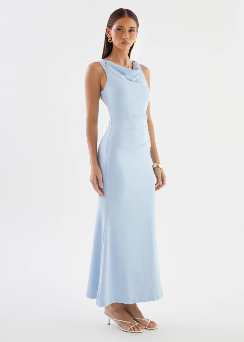 Janah Maxi Dress - Blue - Image 5