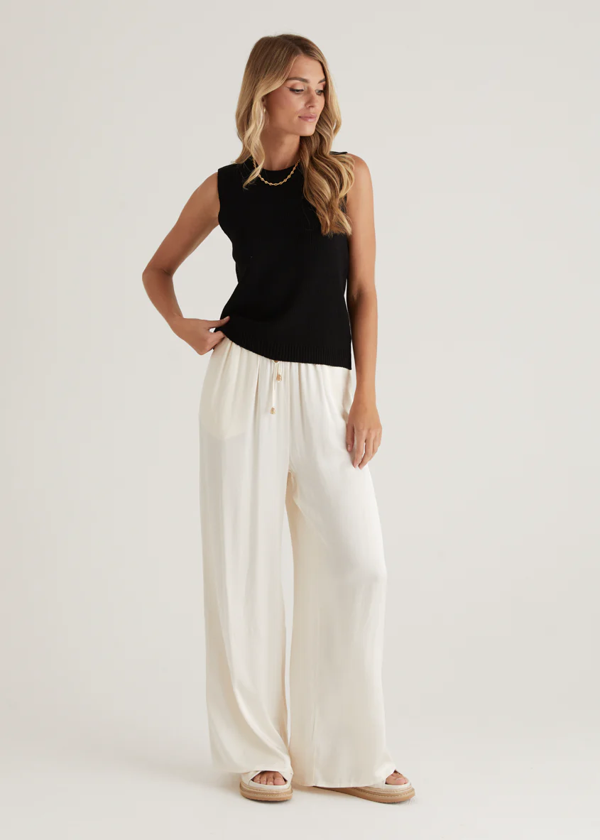 Jaylee Knit Tank - Black - Image 2