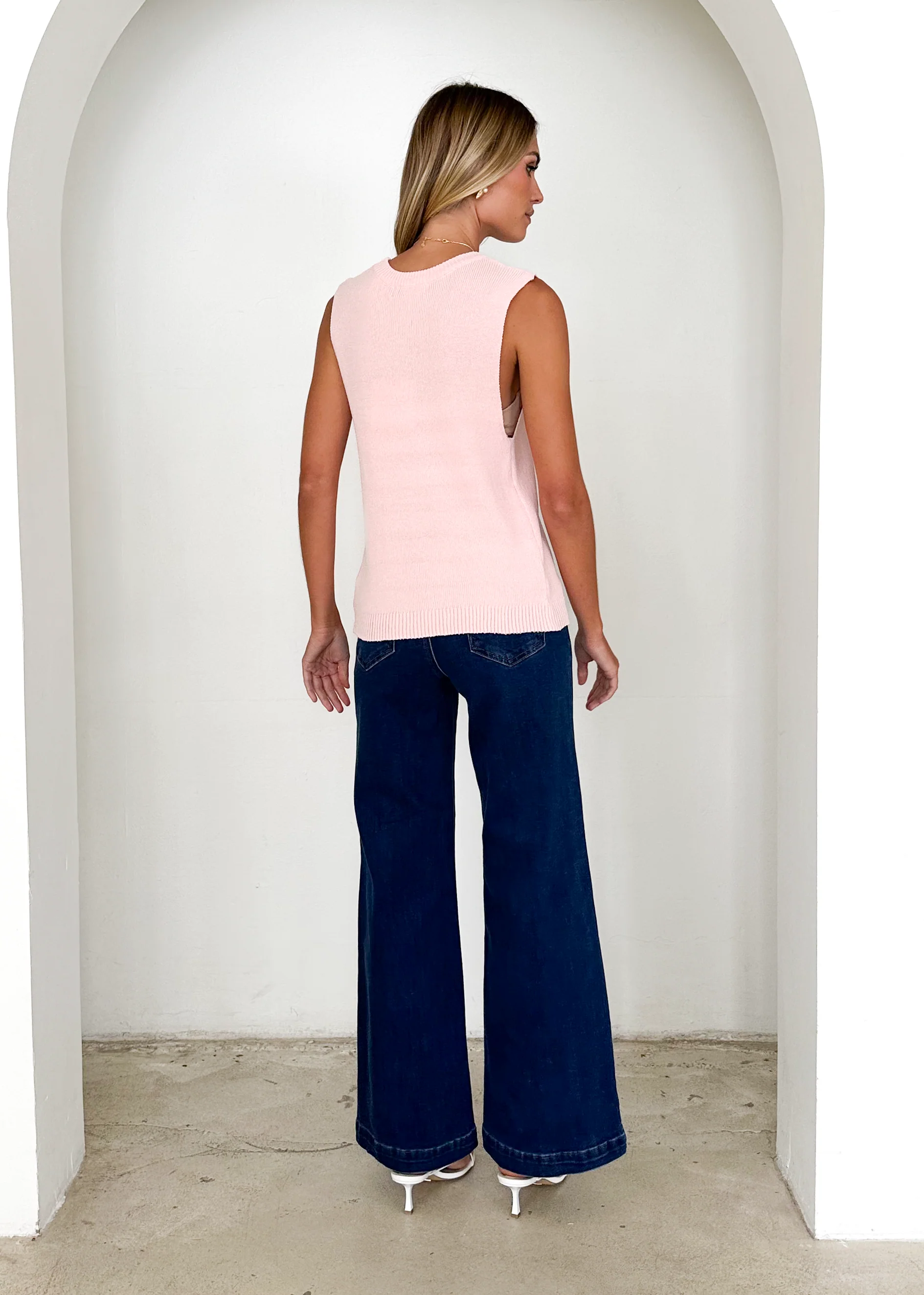 Jaylee Knit Tank - Pink - Image 5