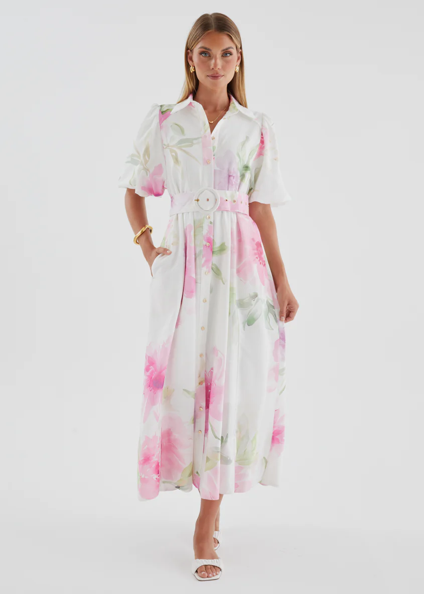 Jazmina Maxi Dress - Pink Bouquet - Image 3
