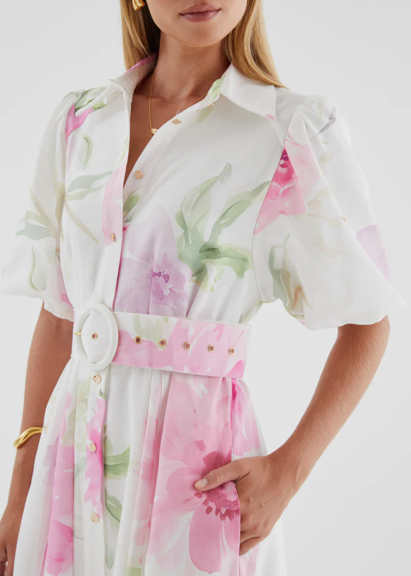 Jazmina Maxi Dress - Pink Bouquet - Image 8