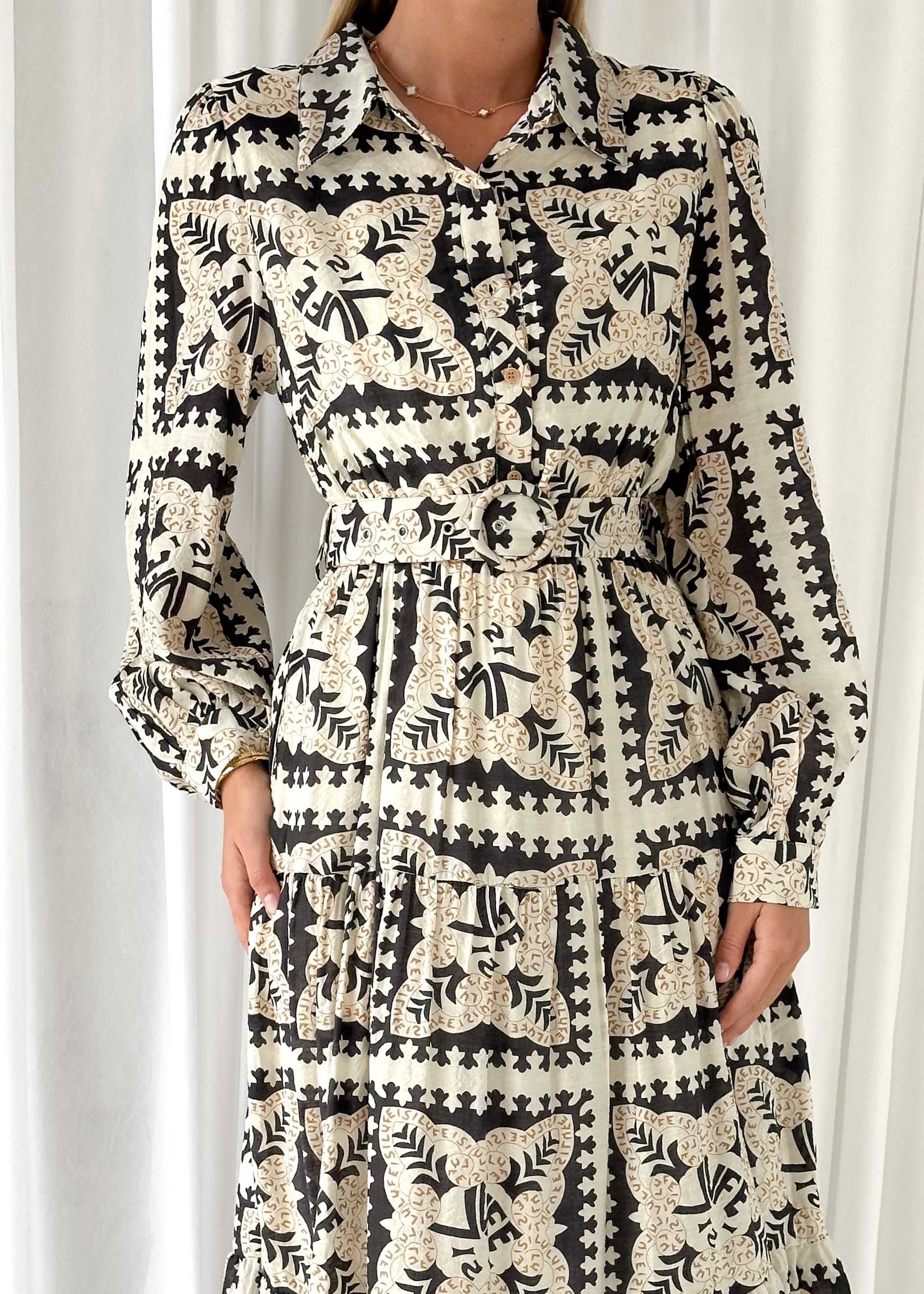 Jeltra Maxi Dress - Black Paisley - Image 8