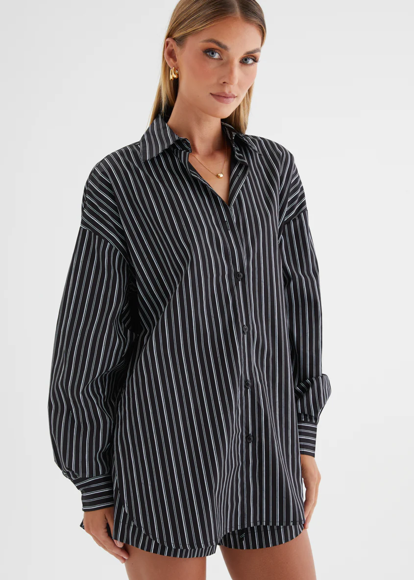 Jenkins Shirt - Black Stripe - Image 7