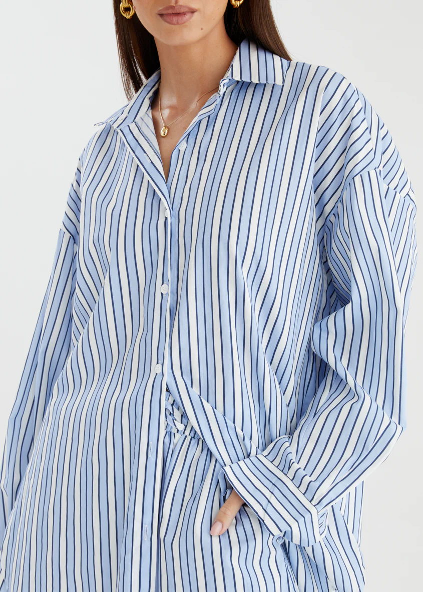 Jenkins Shirt - Sky Stripe - Image 10