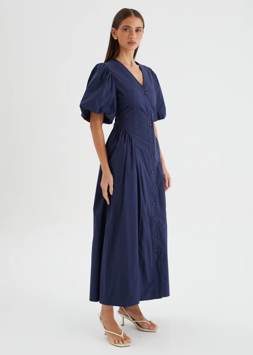 Jessinta Maxi Dress - Navy - Image 5