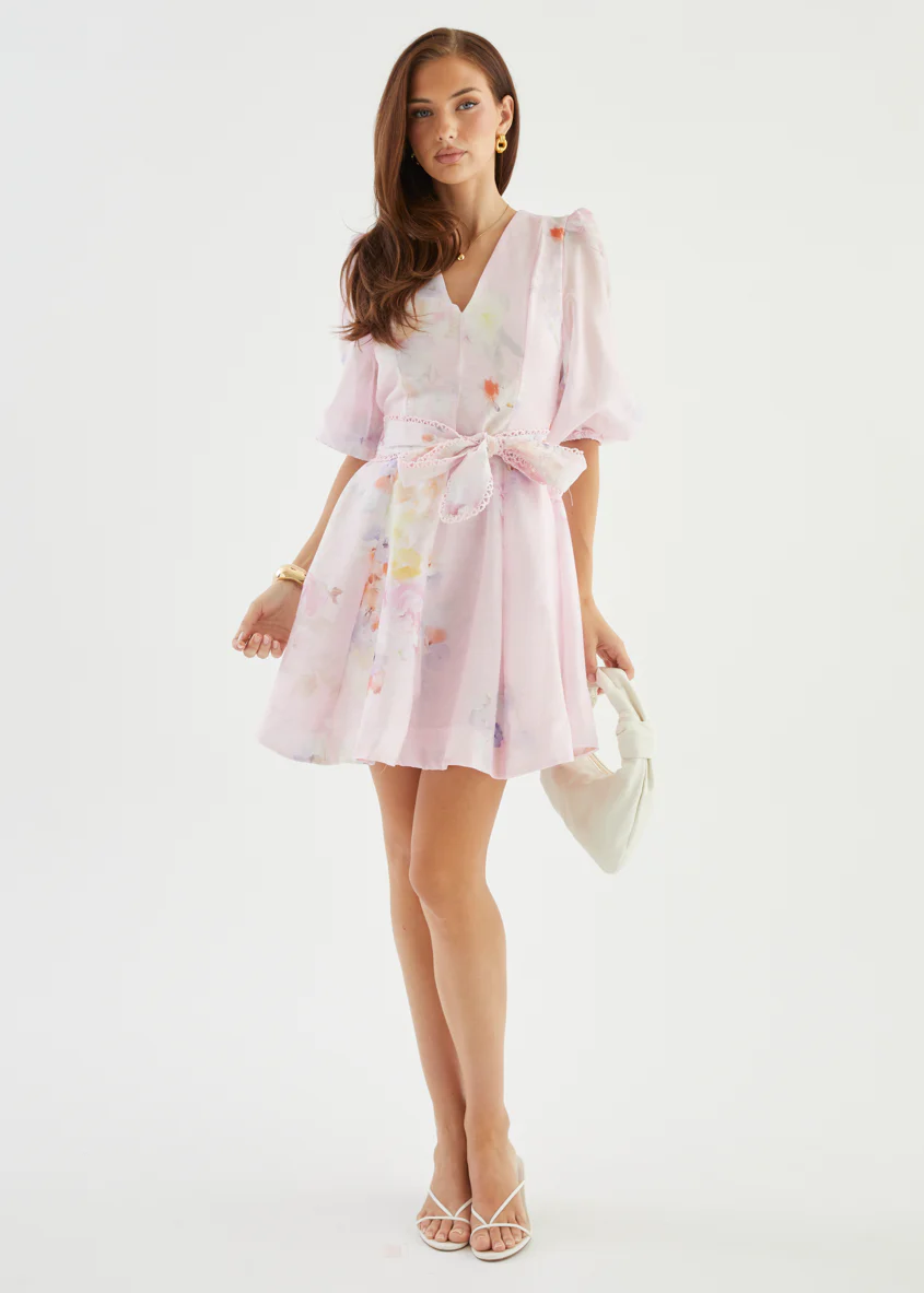 Jolene Dress - Pink Floral - Image 4