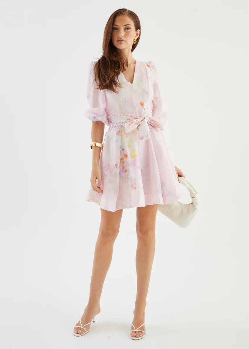 Jolene Dress - Pink Floral - Image 6