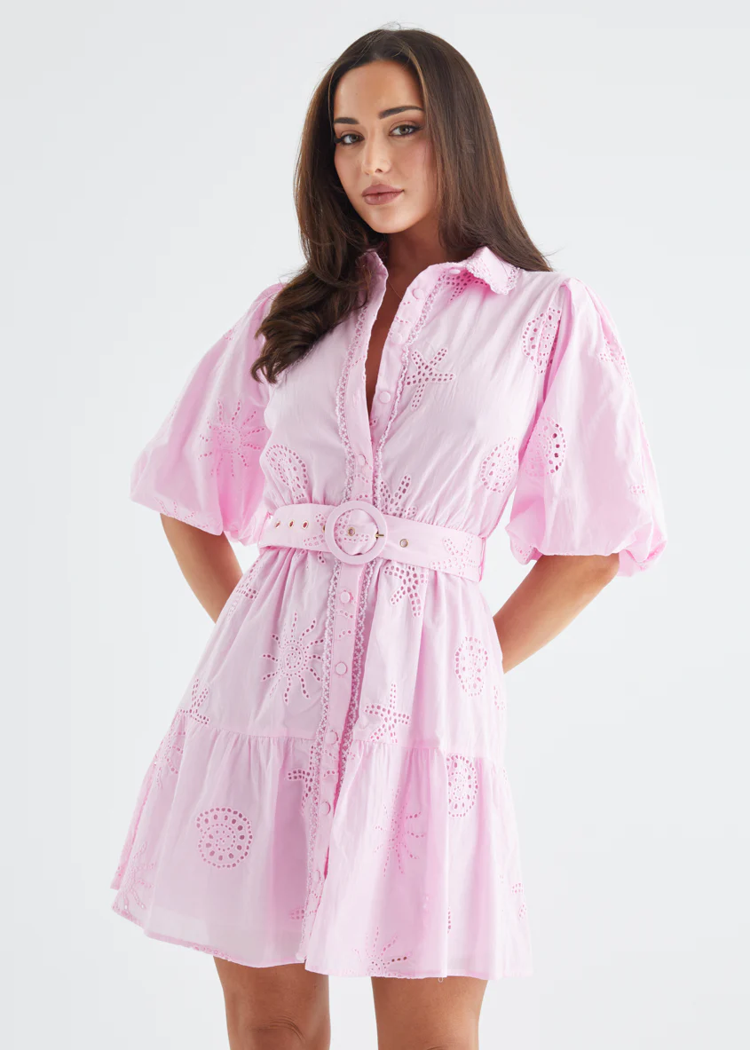 Josephine Dress - Pink - Image 11