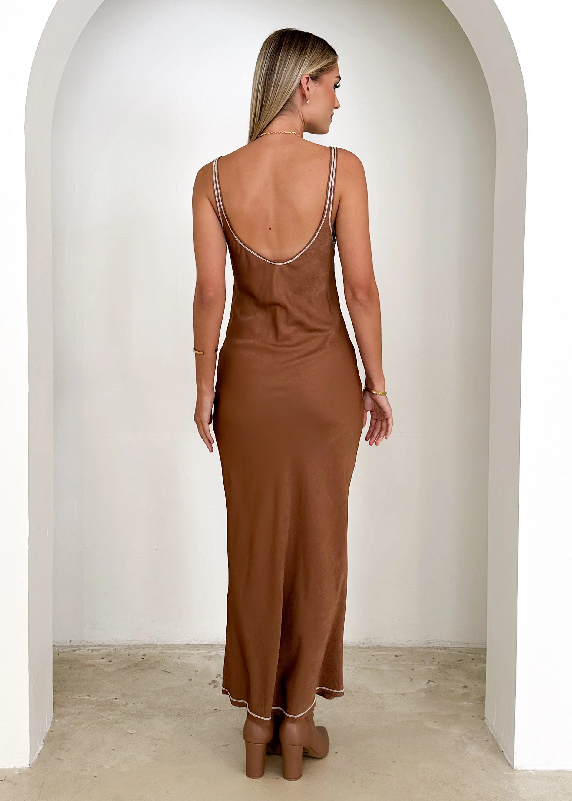 Jour Maxi Dress - Rust - Image 8