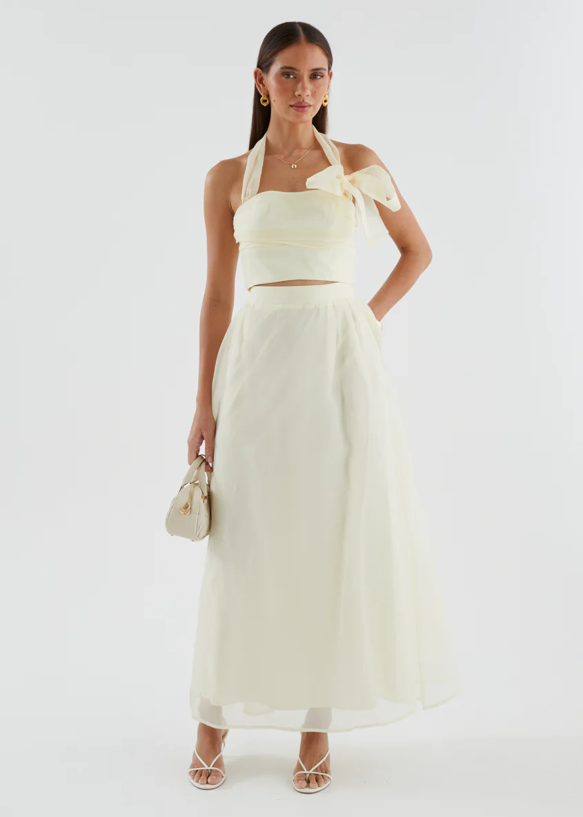Kailah Maxi Skirt - Butter - Image 2