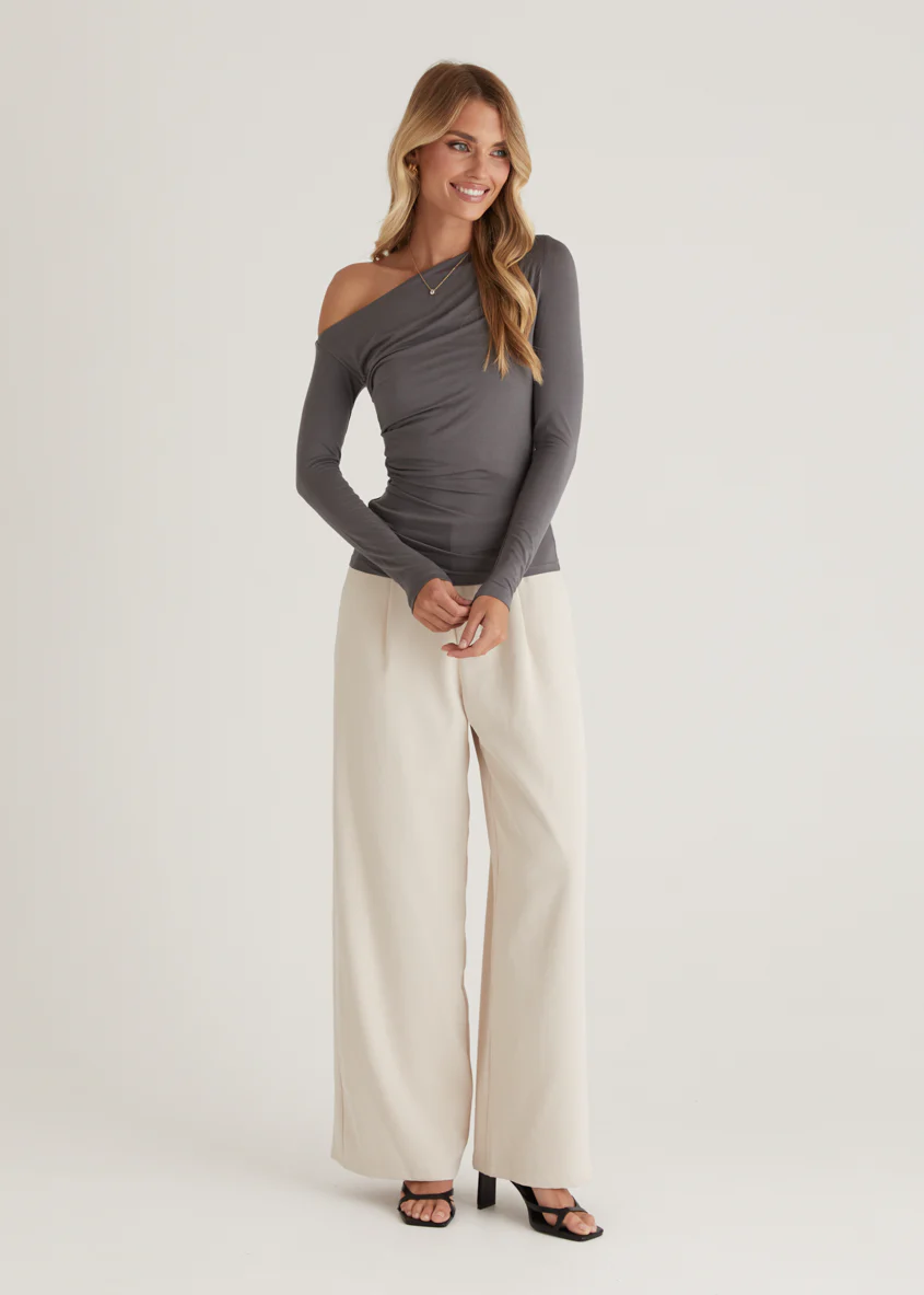 Kaira Top - Charcoal - Image 6