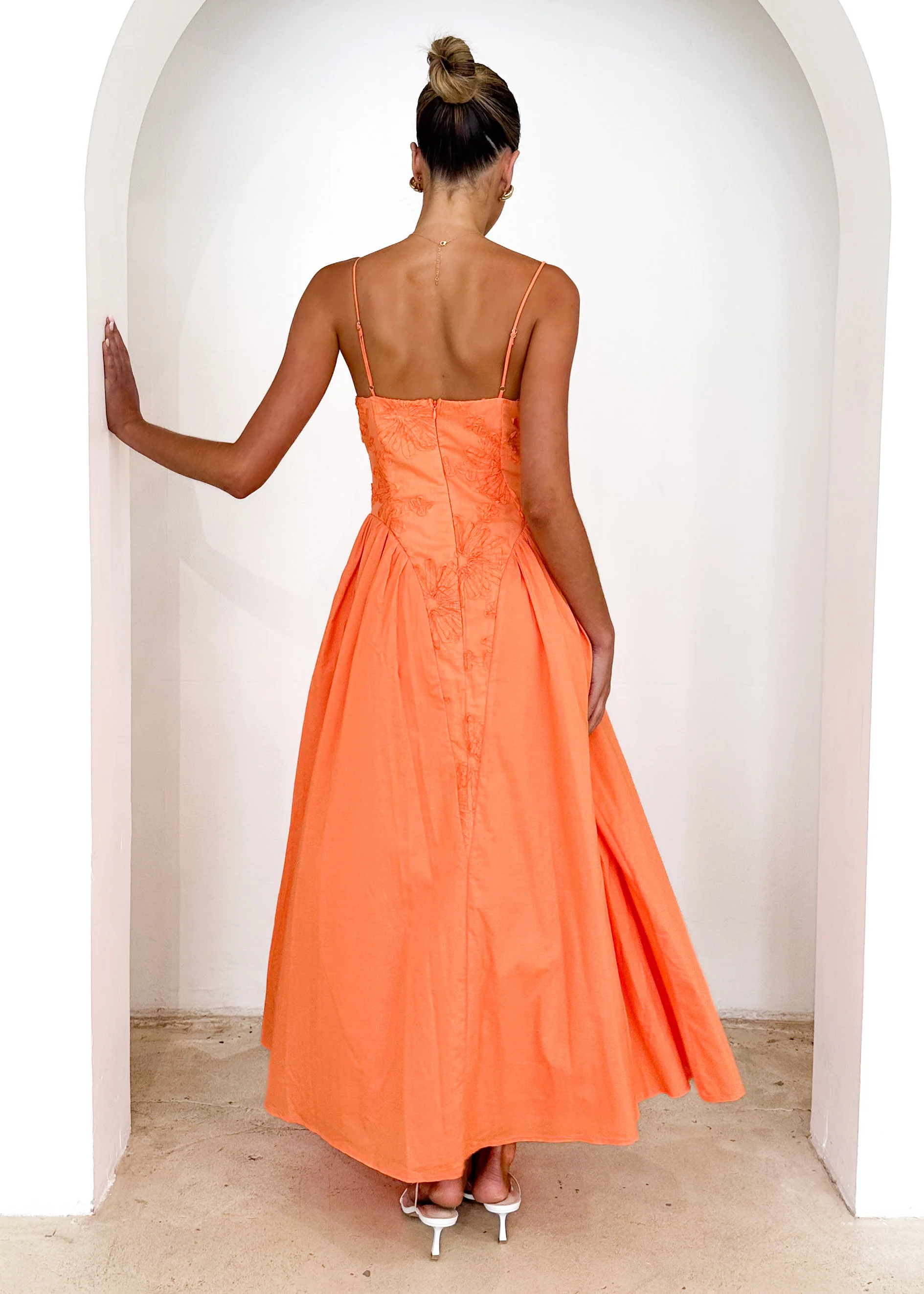 Kassi Maxi Dress - Orange - Image 5