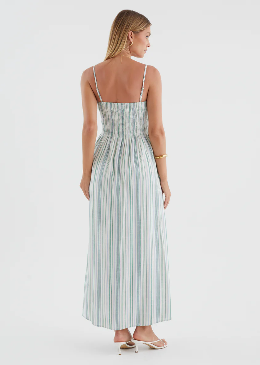 Keagan Maxi Dress - Agave Stripe - Image 9