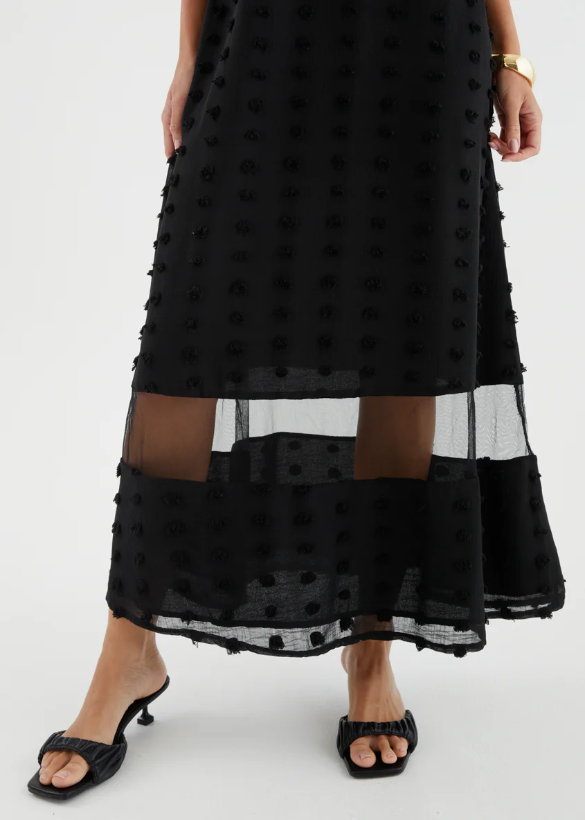 Kearan Maxi Dress - Black - Image 9