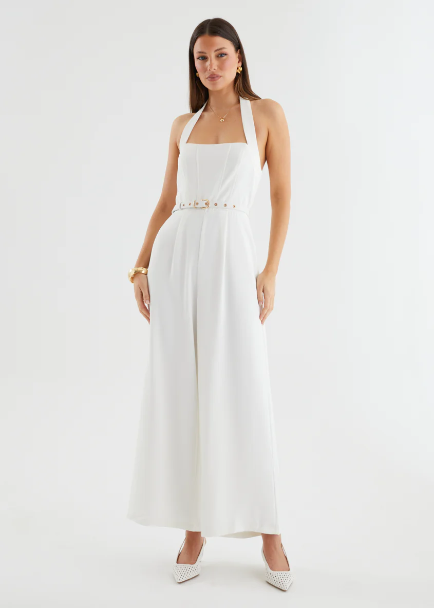 Kellsie Pantsuit - White - Image 5