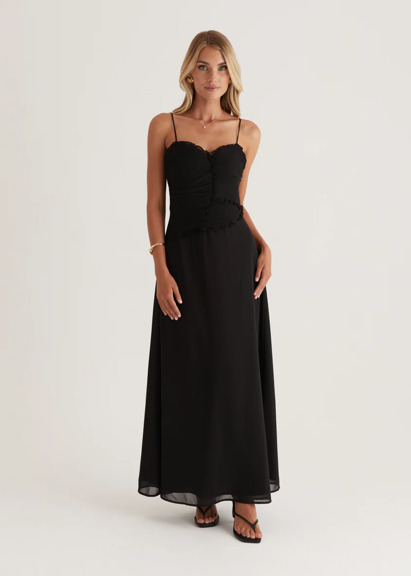 Kimmy Maxi Dress - Black - Image 5