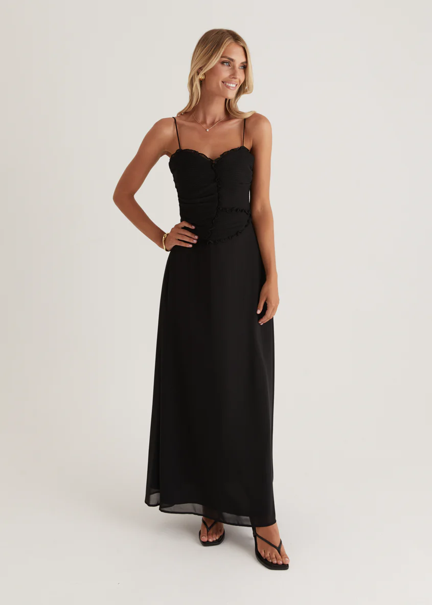 Kimmy Maxi Dress - Black - Image 6