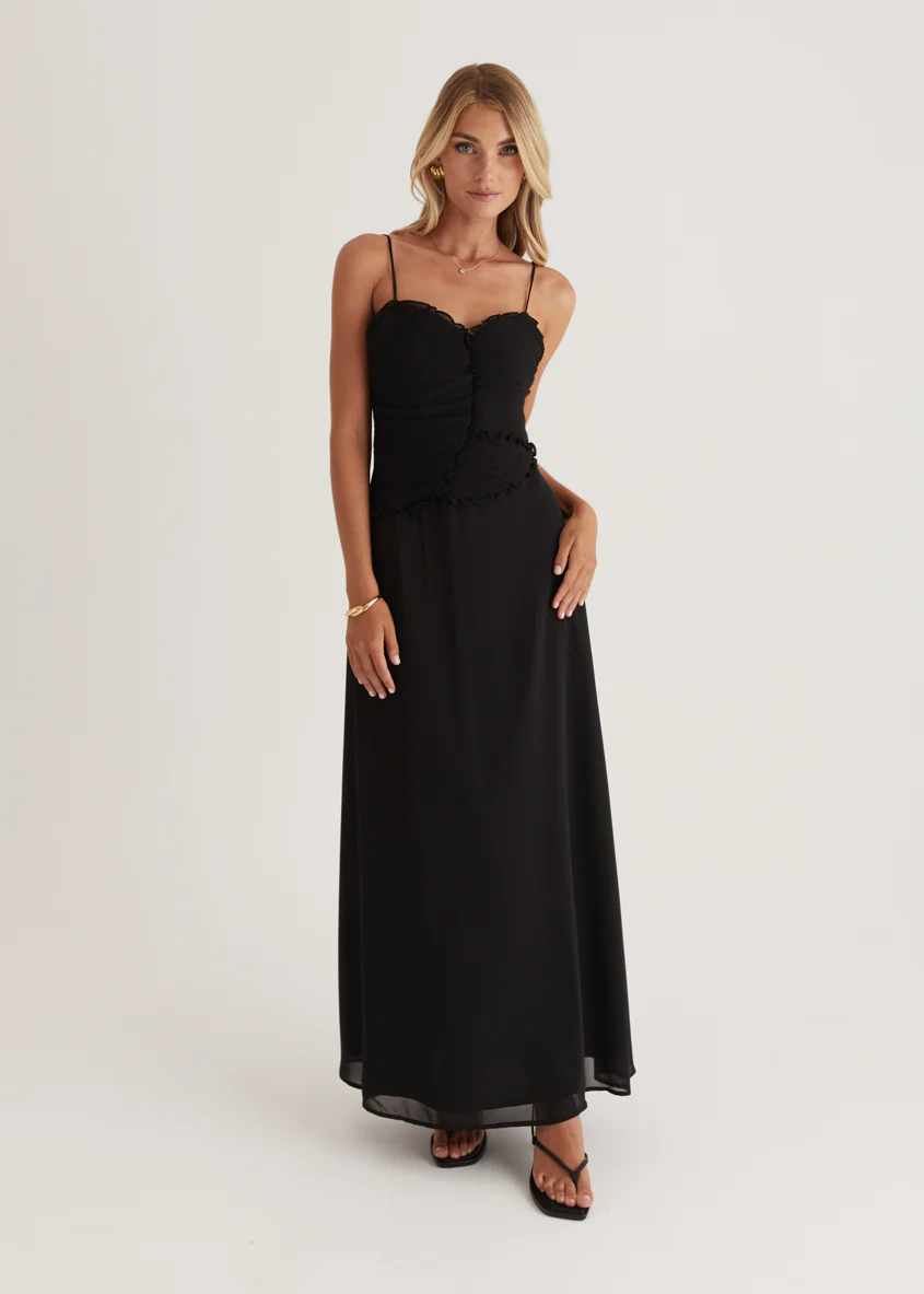Kimmy Maxi Dress - Black - Image 7