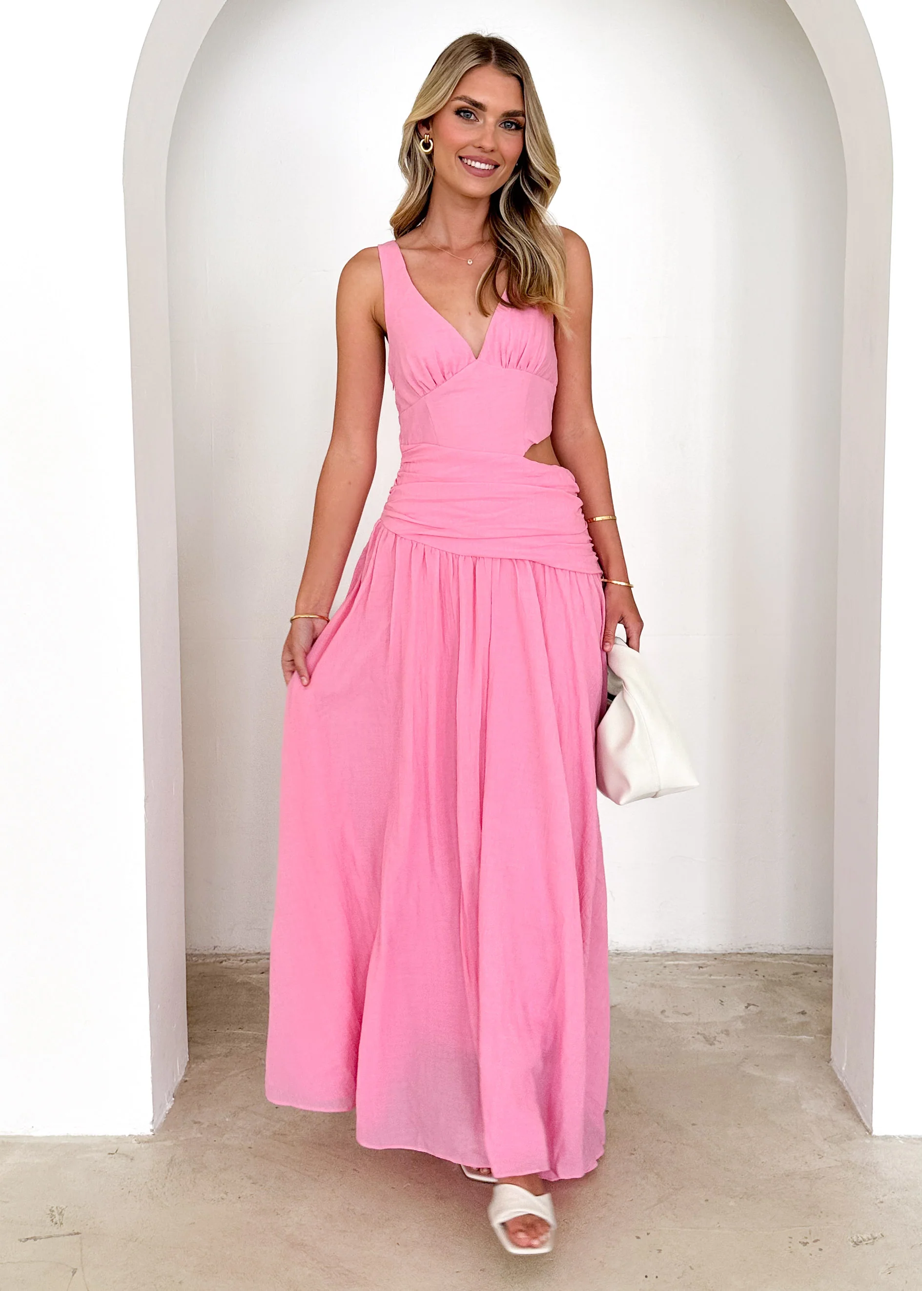 Koira Maxi Dress - Pink - Image 5