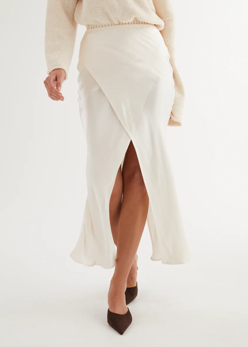 Kutti Midi Skirt - Cream - Image 5