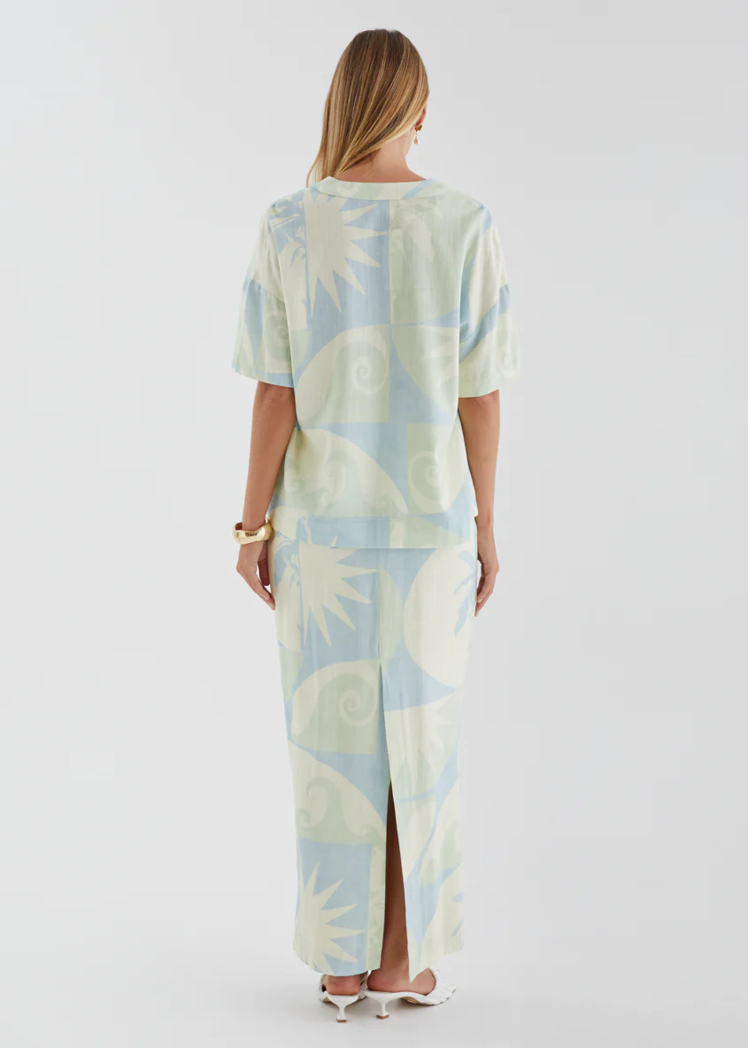 Labyrinth Maxi Skirt - Coastal - Image 8