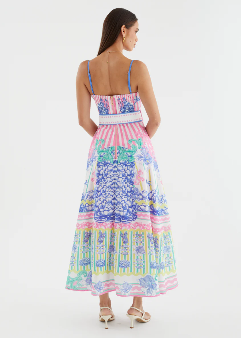Lalita Maxi Dress - Bahama Pink - Image 8