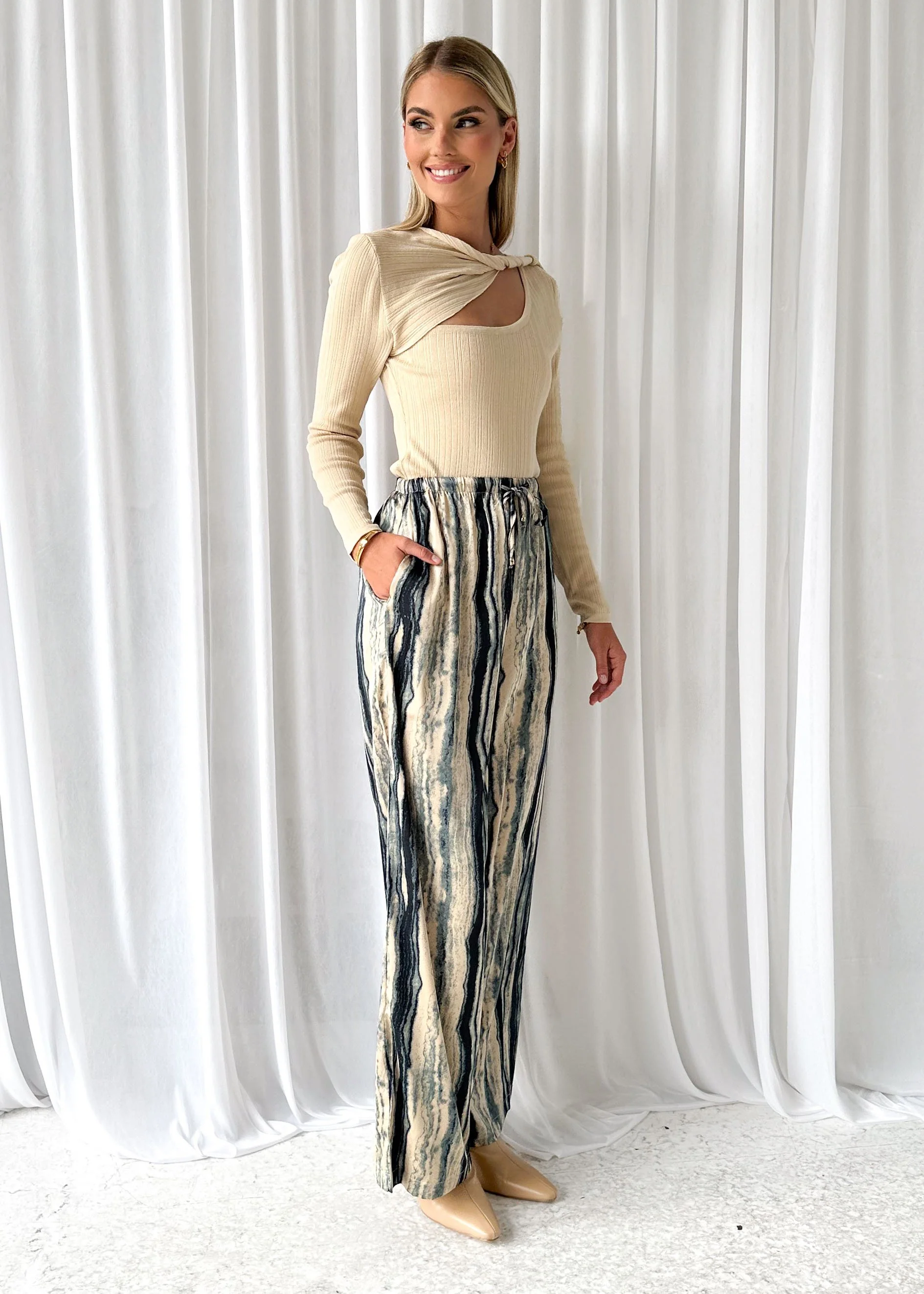 Lanrae Pants - Teal Multi - Image 13