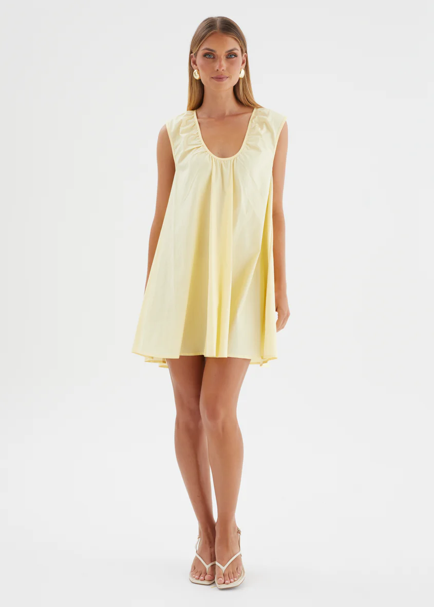 Lateasha Dress - Banana - Image 2