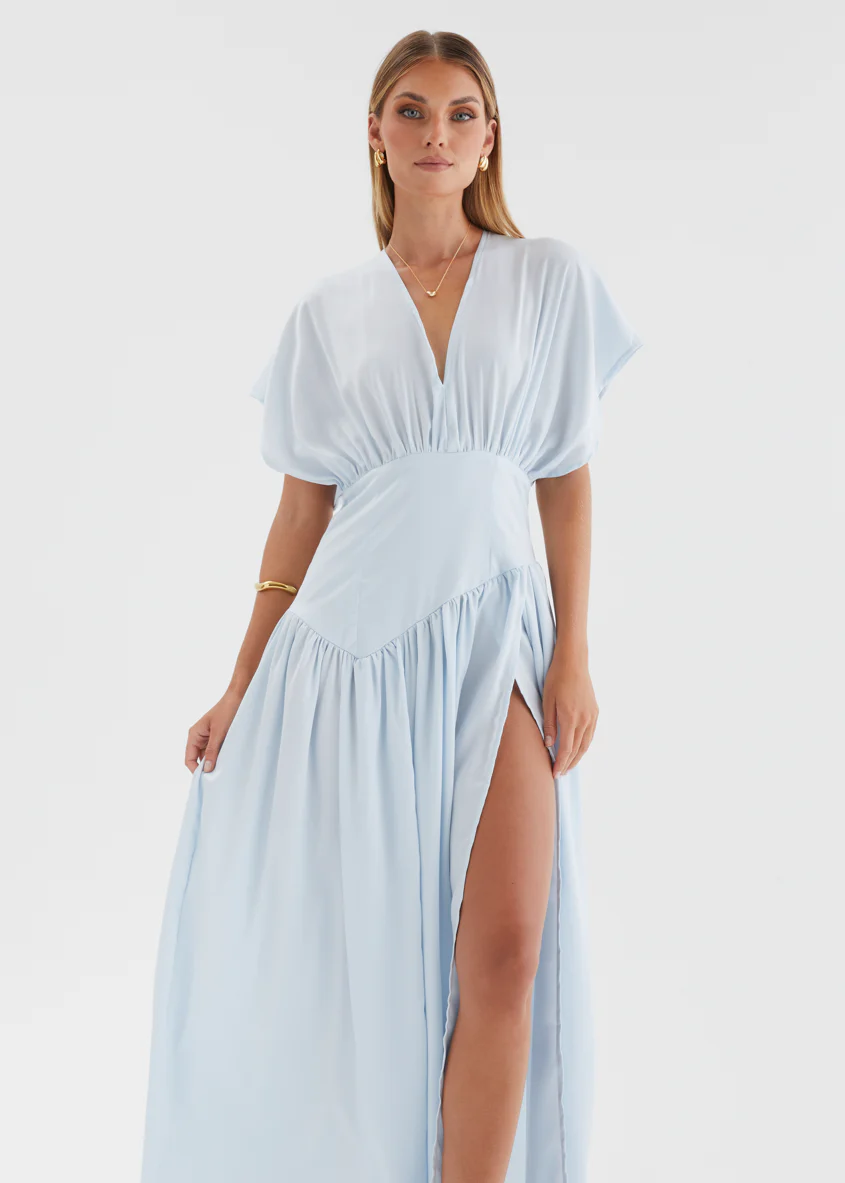 Layara Maxi Dress - Baby Blue - Image 4