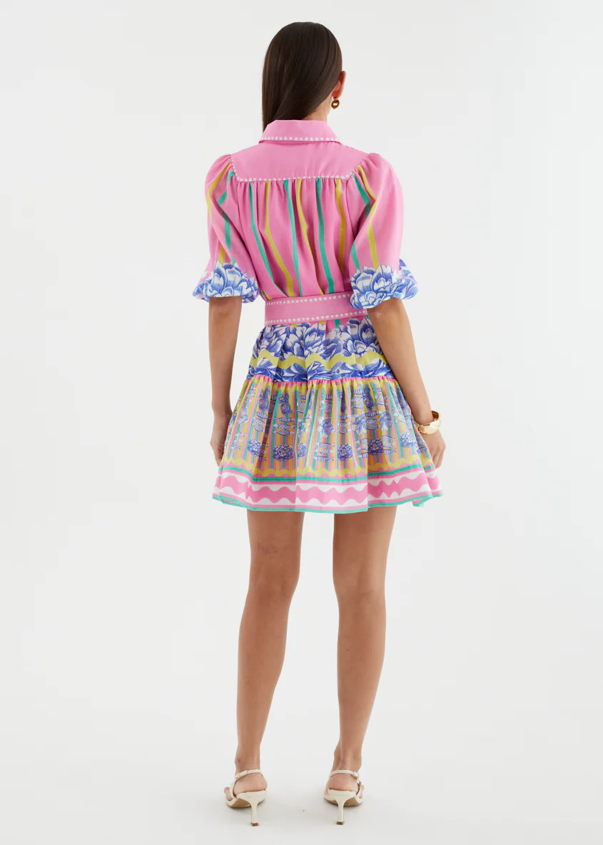 Leandra Dress - Bahama Pink - Image 8