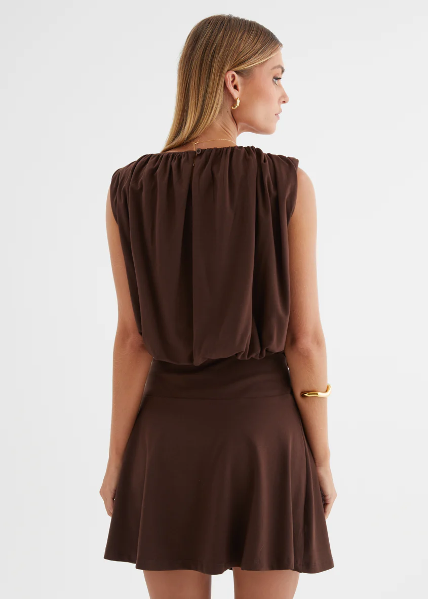 Leanora Top - Chocolate - Image 9