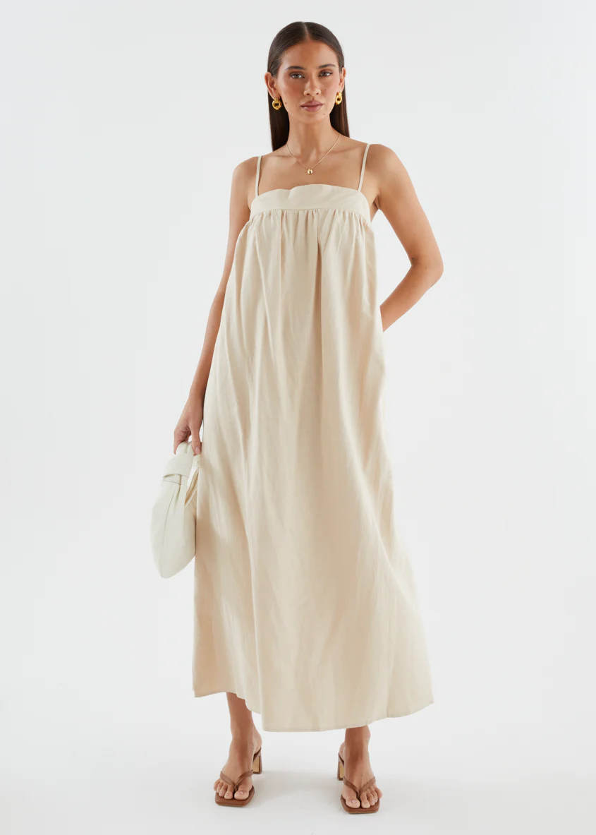 Leeanne Maxi Dress - Beige - Image 6