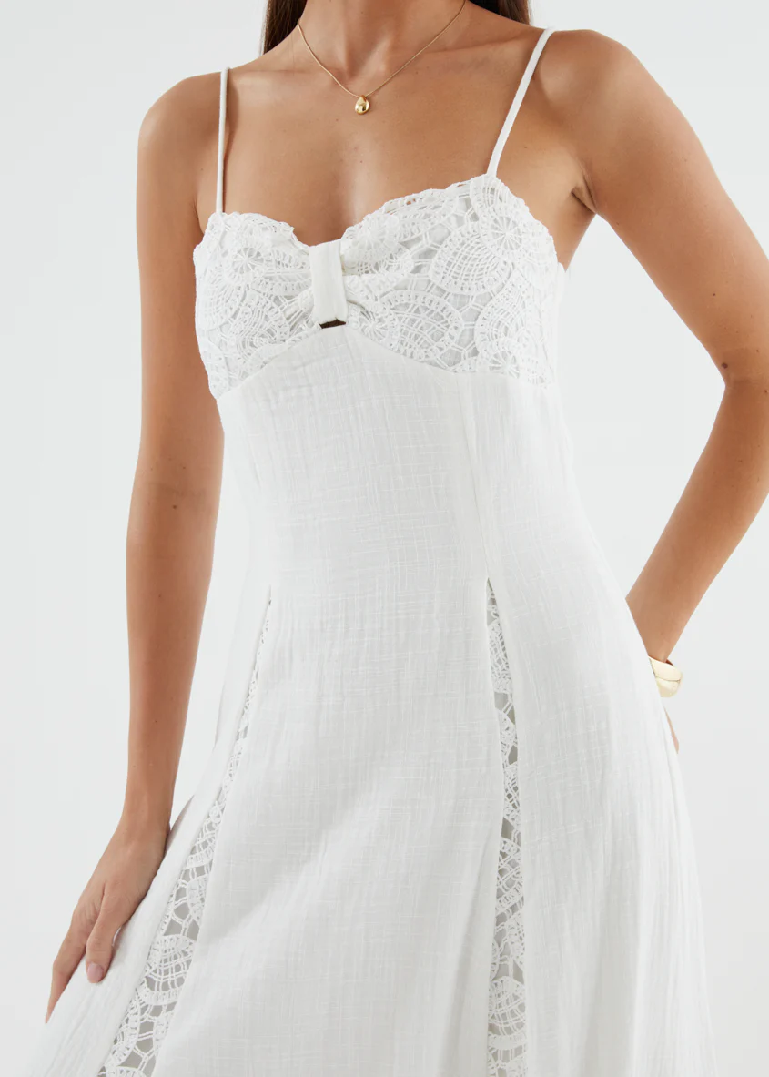 Lilianne Maxi Dress - White - Image 10