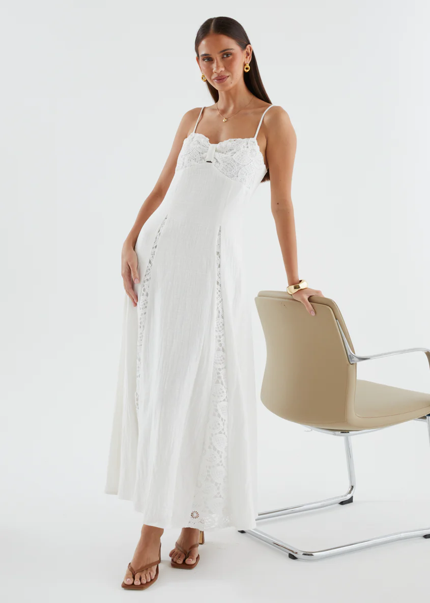 Lilianne Maxi Dress - White - Image 3
