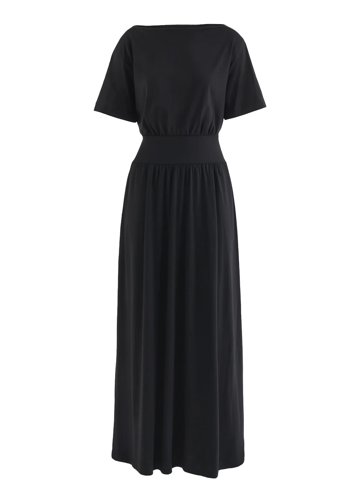 Lucci Drop Shoulder Maxi Dress - Black - Image 3
