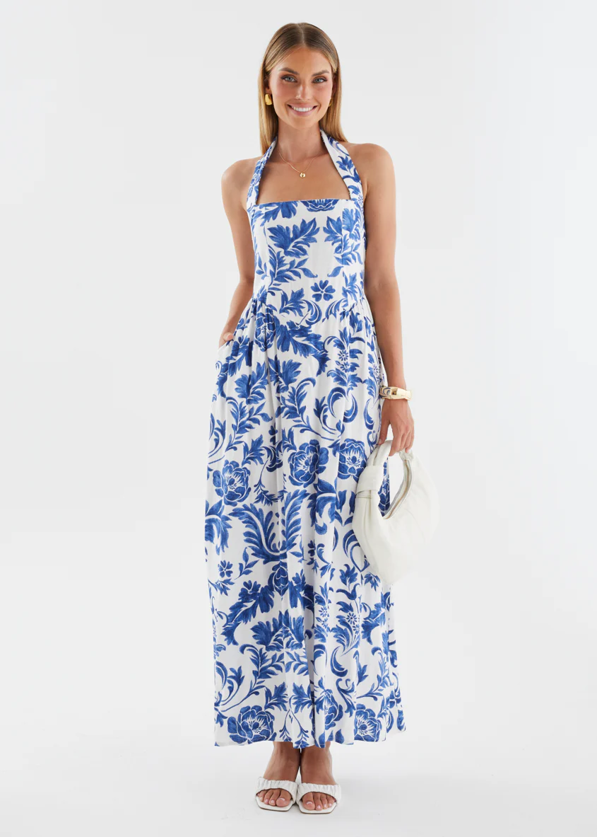 Mahiya Halter Maxi Dress - Baroque - Image 7