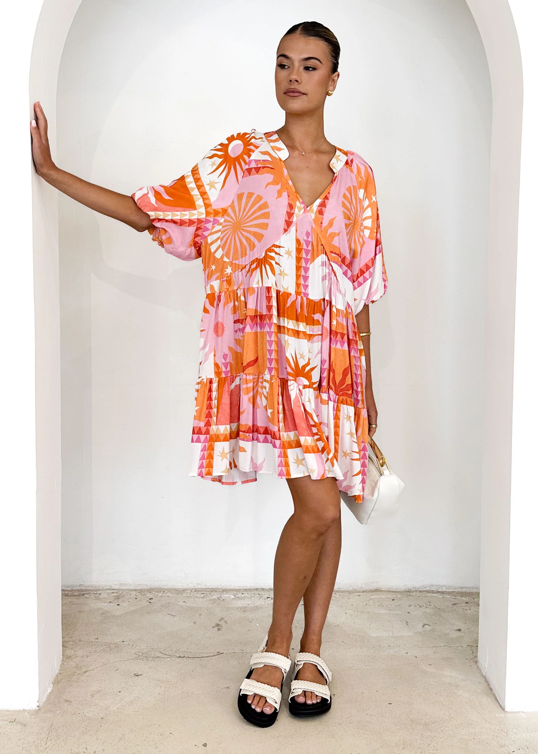 Maraja Dress - Orange Eliana - Image 3