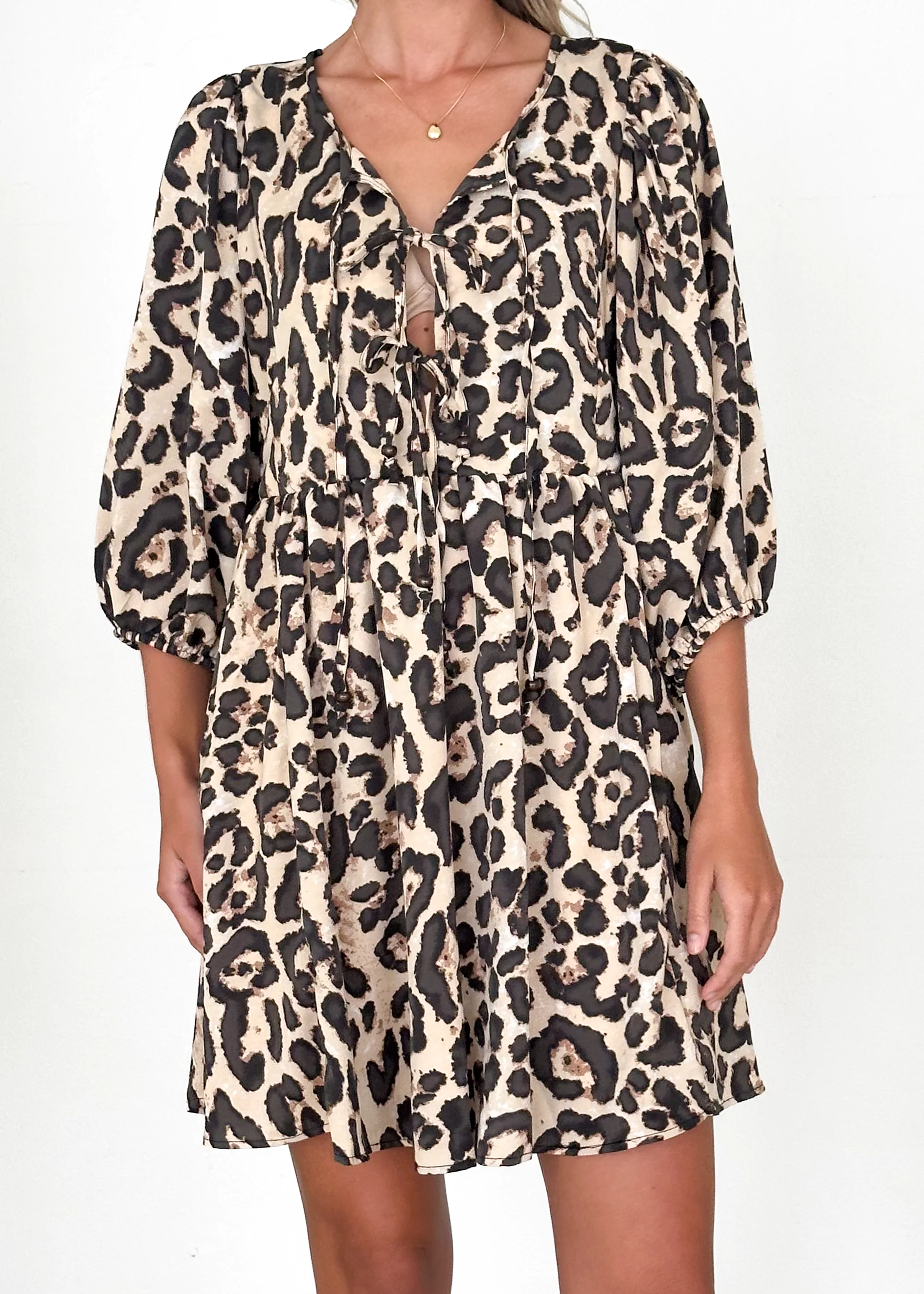 Marisol Dress - Leopard - Image 16