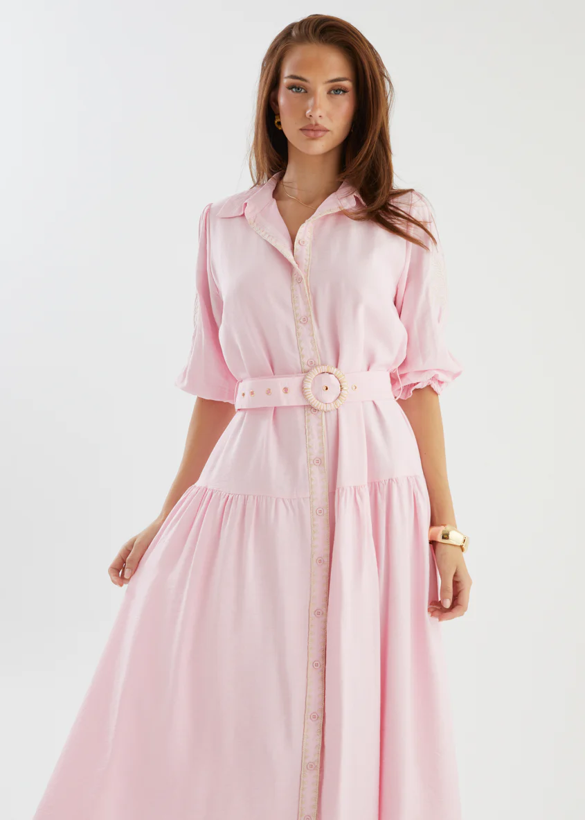 Matisse Maxi Dress - Pastel Pink - Image 6