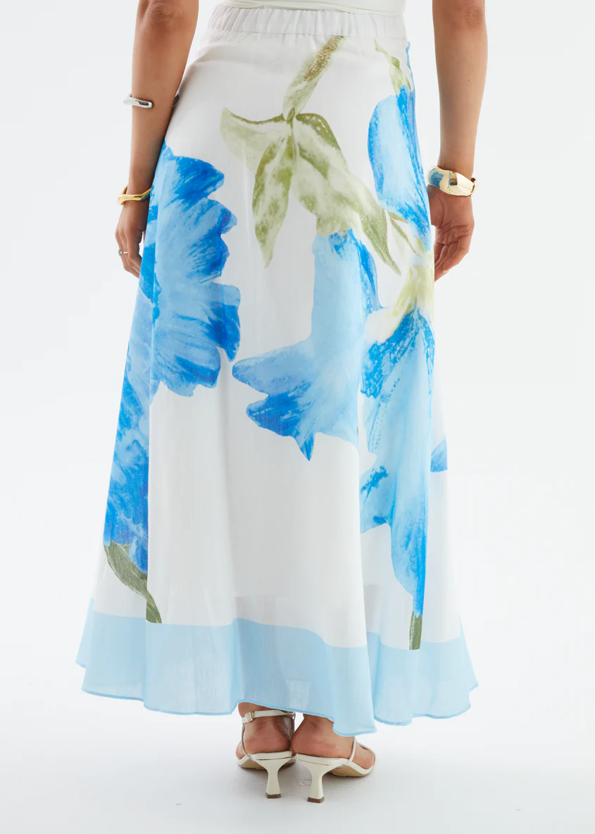 Melora Maxi Skirt - Blue Iris - Image 6