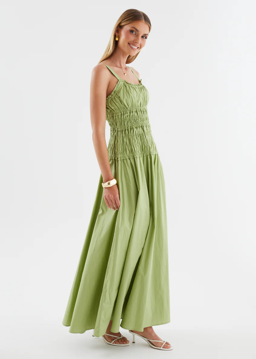 Melyssa Maxi Dress - Matcha - Image 7